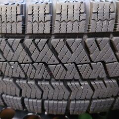 ●お取引中●2022製 155/65R14 バリ溝 VRX2 ブリジストン ホイール付き４本の画像