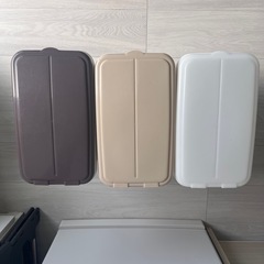 【譲渡者確定】ゴミ箱3個セット　室内使用の画像