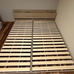 クイーンサイズローベッド美品の画像