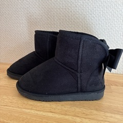 a.v.v　子供用ムートン風ブーツ　19㎝の画像