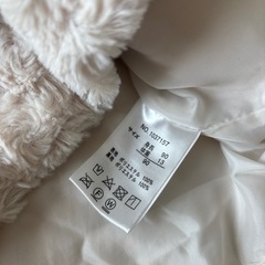 11　子供服　アウター　もこもこうさぎの画像
