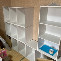 無料　あげます　カラーボックスの画像