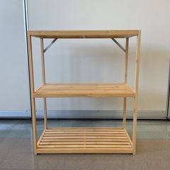 【府中市再生家具】No.312 竹材ラック の画像