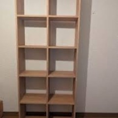 無印 スタッキングシェルフ 5段 ウォールナット の画像