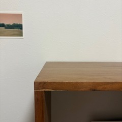 無印 スタッキングシェルフ 5段 ウォールナット の画像