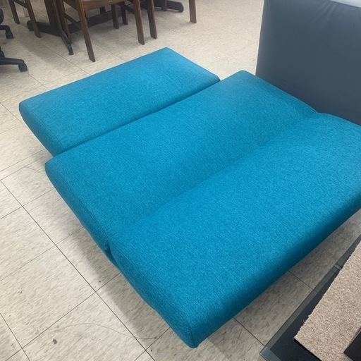 【ジモティー割引で最大15％OFF⭐️】  折りたたみ ソファー オットマン 付き