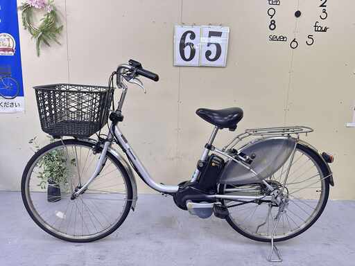 065整備済新基準パナソニック電動アシスト自転車26インチ中古車