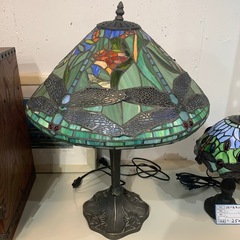 【ジモティー割】ステンドグラスランプ　アンティーク　ヴィンテージ　（ID1323）の画像