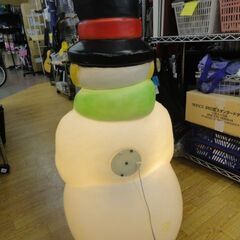 スノーマンブルーム イルミネーション 高さ約97㎝ ディスプレイ ライト ガーデンライト 屋内用 雪だるま 西岡店の画像