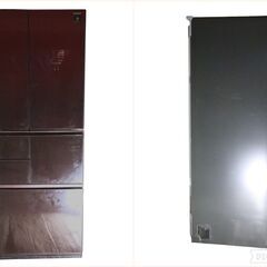 タイムセール中！【SHARP】2015年製　製氷機付　ノンフロン冷凍冷蔵庫　501L SJ-GT50A-R #31933の画像