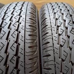 ☆イボ有・軽バン・軽トラノーマルタイヤ☆ブリジストン K370 145/80R12　LT 2020年 4本 SO27の画像
