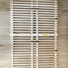 みやび格子　二つ折りすのこベッド　シングルの画像