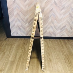 みやび格子　二つ折りすのこベッド　シングルの画像