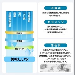 タカギの浄水器 カートリッジ互換浄水器用カートリッジ 高除去性能タイプ 1個入の画像