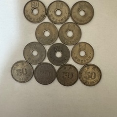 50円硬貨、一つ500円