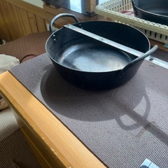 天ぷら鍋　　鋳物の画像