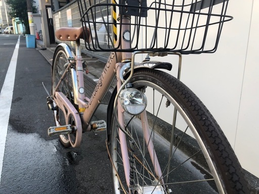 27インチ6段 a.n.design works 薄ピンク色