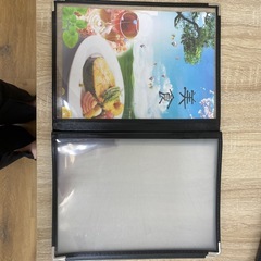 メニュー冊子の画像