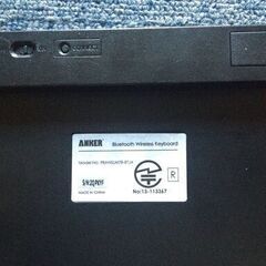 Anker Bluetoothキーボード Win・Mac両対応 US配列　黒の画像