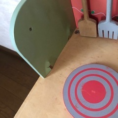 木製キッチン　おままごとの画像