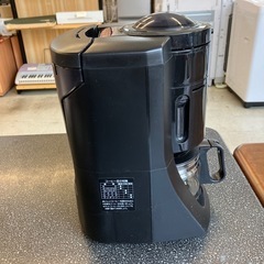 K2509-380 National 沸騰浄水コーヒーメーカー NC-A25 ミル付きマイコン自動タイプ ブラック 1995年製 キズ汚れ有り　の画像