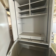 ハイキャビネット 上下書庫の画像