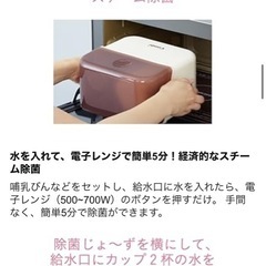 哺乳瓶、おしゃぶり、電子レンジ除菌、保管ケースの画像