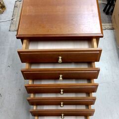 札幌ファニシング 6段 レターチェスト 幅36.5×奥31×高65cm 小物入れ サイドチェスト 収納 家具 札幌市 中央区 南12条の画像