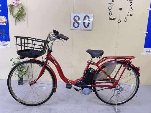 080丁寧に整備済　新型　パナソニック電動アシスト自転車26インチ中古車