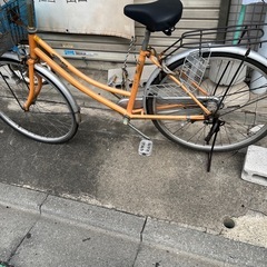 オレンジの可愛い街乗りの画像