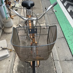 オレンジの可愛い街乗りの画像