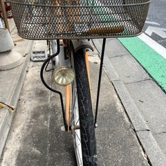 オレンジの可愛い街乗りの画像