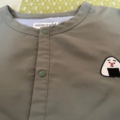 110cm おむすびマークの薄手の上着の画像