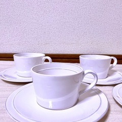 【未使用】ACTUSカップ&ソーサー4客の画像