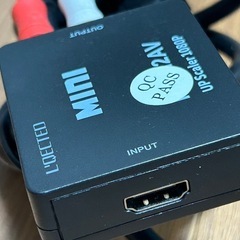 RCA to HDMI変換コンバーター HDMIケーブルの画像