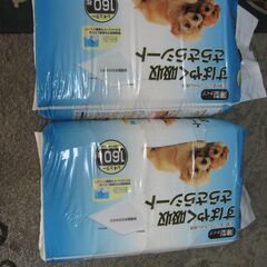 犬用おしっこシーツ（32cmx44cm)160枚入り　2袋の画像
