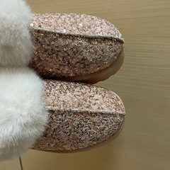 ファー　厚底サンダルの画像