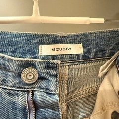 MOUSSY｜クラッシュデニムパンツ サイズ25の画像