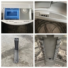 ニトリ 自動洗濯機 NTR60 2021年製 6.0kg 生活家電 白 ホワイトの画像