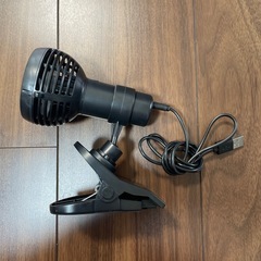 (お譲り先決定)コンパクトファン クリップ式 扇風機の画像