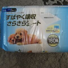 犬用おしっこシーツ（32cmx44cm)160枚入り　2袋の画像