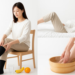 【足のむくみやだるさにお悩みの方へ】   足がむくんだり、…