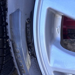 ダイハツ純正ホイールとスタッドレスタイヤの４本セットの画像