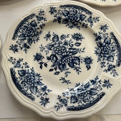 保管品　ブルー　カーネーション　ニッコー　レトロ　5枚の画像