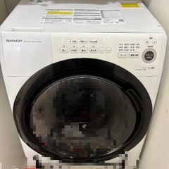 SHARP　ドラム式洗濯機 乾燥機こ壊れの画像