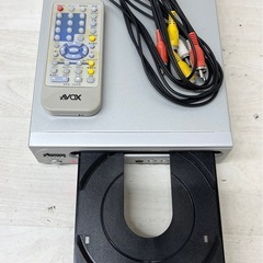 M【中古・現状品】DVDプレーヤー 小型 Avox ADS-200S スモールサイズ 2005年製 レトロ家電 映像機器 生活家電の画像
