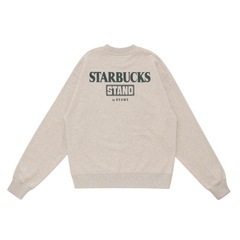 【STARBUCKS STAND by BEAMS】クルースウェットの画像