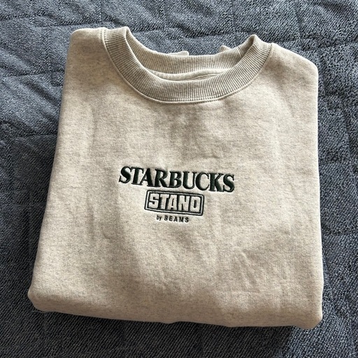 【STARBUCKS STAND by BEAMS】クルースウェット