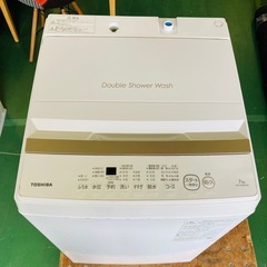 TOSHIBA 東芝　電気洗濯機　AW-7GME2 7.0kg 2023年製　動作品
の画像