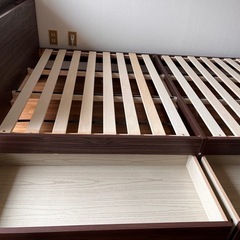 タンスのゲン　ベッドフレーム　セミダブルの画像
